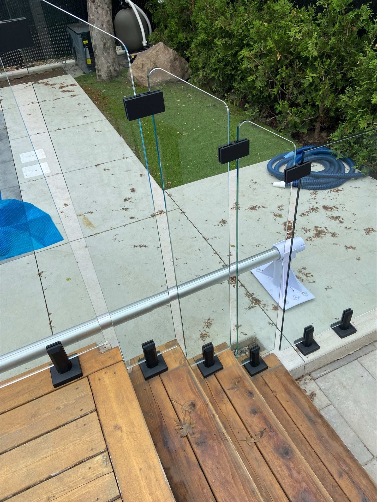 Panneau de verre pour escalier 46"